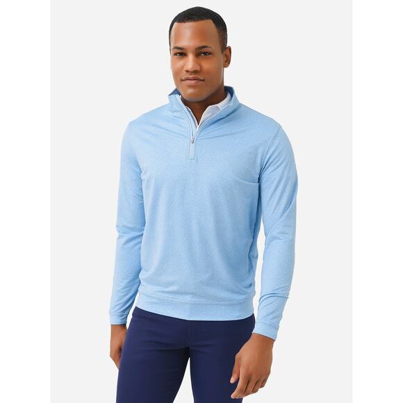 PETER MILLAR Sweatshirt Mens XXL Crown Sport Perth Clubs Performance 1/4 Zip - Picture 1 of 5